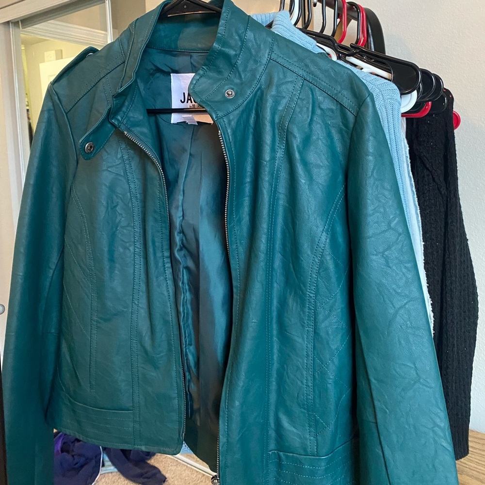 Faux Leather Jacket